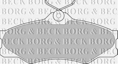 BORG & BECK bbp1175 -  Комплект тормозных колодок, дисковый тормоз